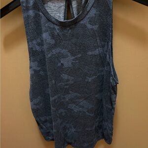 Glyder Women's Dark Gray Camo Muscle Tee
